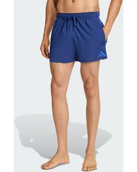 adidas - 3-Stripes Swim Shorts 3-Inch - Lyst