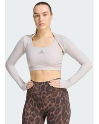 adidas - Primelift Essentials Workout Contour Shrug - Lyst