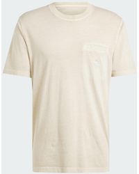 adidas - Trefoil Essentials + Dye Pocket Tee - Lyst
