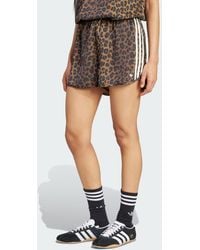 adidas - Originals Satin Shorts - Lyst