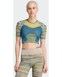 adidas - T-shirt da yoga by Stella McCartney TrueStrength Crop - Lyst