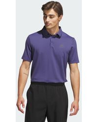 adidas - Performance Textured Polo Shirt - Lyst