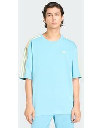 adidas - Adicolor 3-Stripes Oversized T-Shirt - Lyst