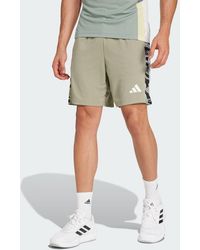 adidas - Train Essentials Camo 3-Stripes Shorts - Lyst