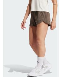 adidas - Pacer Training 3-Stripes Woven High-Rise Shorts - Lyst
