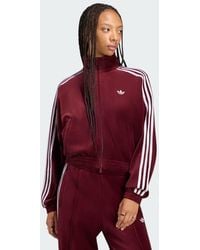 adidas - Pleated Velour Track Top - Lyst