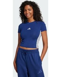 adidas - Essentials 3-Stripes Slim Baby T-Shirt - Lyst