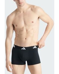 adidas - Active Flex Cotton Trunk 3 Pack Underwear - Lyst