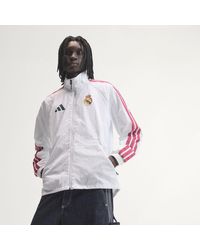 adidas - Real Madrid Home Anthem Jacket - Lyst