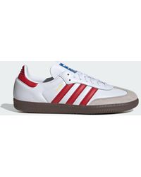 adidas - White And Better Scarlet Samba Og Trainers - Lyst