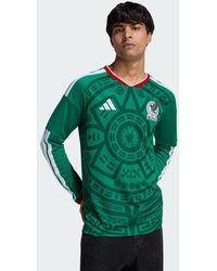 adidas - Mexico 26 Home Long Sleeve Jersey - Lyst