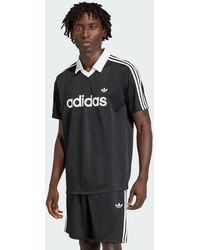 adidas - Archive Collar Engineered Jersey - Lyst