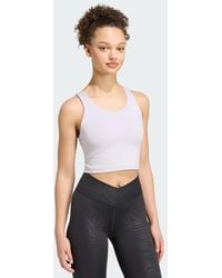 adidas - All Me Medium Support Bra Tank - Lyst