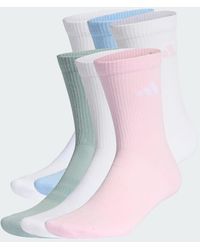 adidas - Cushioned Crew Socks 6 Pair Pack - Lyst
