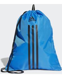 Mochila saco 3D adidas de Tejido sintético de color Negro | Lyst
