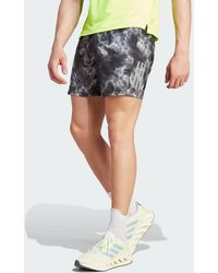 adidas - Own The Run Allover Print Shorts - Lyst