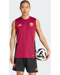 adidas - As Roma Tiro25 Competition Sleeveless Jersey - Lyst