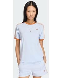 adidas - Originals Summer Glow Advanced Three Stripes T-Shirt - Lyst