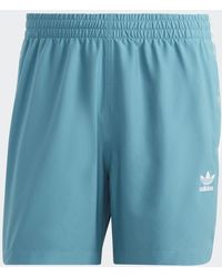 adidas - Originals Adicolor 3-Stripes Swim Shorts - Lyst