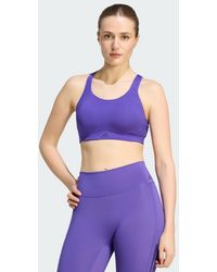 adidas - Optime Workout High Support Bra - Lyst