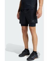 adidas - D4T Workout 2In1 Shorts - Lyst