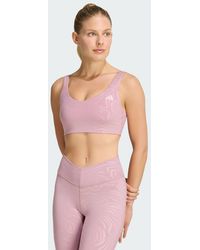 adidas - All Me Essentials Graphic Light Support Bra - Lyst