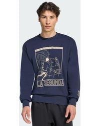 adidas - Real Madrid Heritage Crew Sweat - Lyst