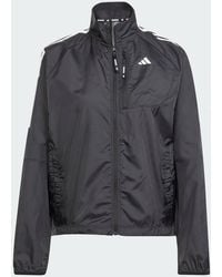 adidas - Own The Run 3-Stripes Packable Jacket - Lyst