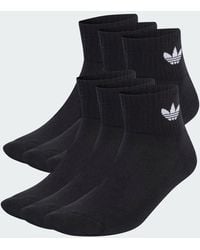 adidas - Mid Ankle Socks 6 Pairs - Lyst