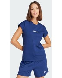 adidas - Essentials Linear Cotton T-Shirt - Lyst