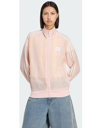 adidas - Originals Summer Glow Knitted Firebird Track Top - Lyst