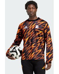 adidas - As Roma 25/26 Pre-Match Warm Top - Lyst