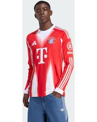 adidas - Fc Bayern 25/26 Long Sleeve Home Jersey - Lyst