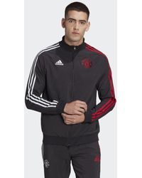 adidas - Manchester United Travel Track Top - Lyst
