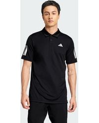 adidas - Club Tennis 3-Stripes Polo Shirt - Lyst