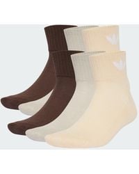 adidas - Mid Ankle Socks 6 Pairs - Lyst