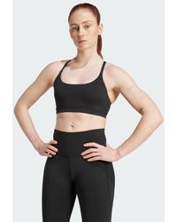 adidas - All Me Light Support Bra - Lyst