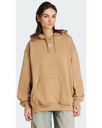 adidas - Essentials Oversized Fleece Hoodie - Lyst
