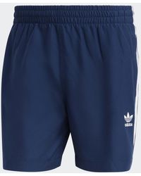 adidas - Adicolor 3-Stripes Swim Shorts - Lyst