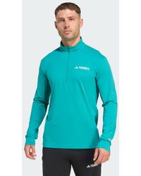 adidas - Maglia A Maniche Lunghe Con Mezza Zip Terrex Xperior - Lyst