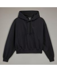adidas - Y-3 Brushed Terry Boxy Hoodie - Lyst