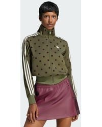 adidas - Satin Polka Dots Tt Track Top - Lyst