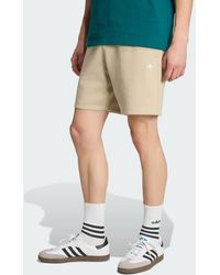 adidas - Trefoil Essentials Fleece Shorts - Lyst