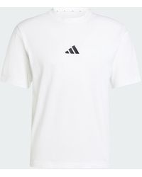 adidas - Essentials Small Logo Single Jersey T-Shirt - Lyst