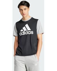 adidas - Essentials Single Jersey Big Logo T-shirt - Lyst