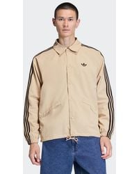 adidas - 3-Stripes Coach Jacket - Lyst