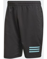 adidas - Club Tennis 3-Stripes Shorts - Lyst