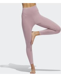 adidas Yoga Luxe Studio 7/8 Tights - Purple