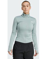 adidas - Optime Essentials Full-Zip Jacket - Lyst