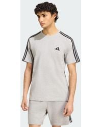 adidas - Essentials 3-Stripes Single Jersey Left Chest Branded T-Shirt - Lyst